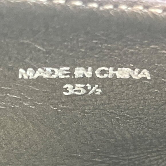 Miss Sofi Gold Snake Print Kitten Heels & Buckle Closure Ankle Booties Sz 35.5 - Picture 8 of 11